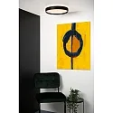 Lucide LED Deckenleuchte NURIA, Ø 30 cm, 1x18W, 2700K, dimmbar, schwarz