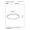 Lucide LED Deckenleuchte NURIA, Ø 30 cm, 1x18W, 2700K, dimmbar, weiß