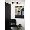 Lucide LED Deckenleuchte NURIA, Ø 40 cm, 1x24W, 2700K, dimmbar, schwarz