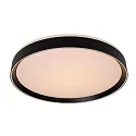 LED Deckenleuchte NURIA, Ø 50 cm, 1x36W, 2700K, dimmbar, schwarz