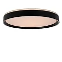 Lucide ceiling luminaire NURIA LED round IP20, black dimmable