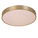 Lucide LED Deckenleuchte MALIN, Ø 39 cm, 1x24W, 2700K, dimmbar, Gold matt, messing