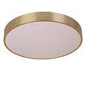 Lucide LED Deckenleuchte MALIN, Ø 39 cm, 1x24W, 2700K, dimmbar, Gold matt, messing