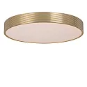 Lucide LED Deckenleuchte MALIN, Ø 39 cm, 1x24W, 2700K, dimmbar, Gold matt, messing