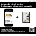 Lucide ceiling luminaire UNAR LED round IP20, gold matt, brass, opal dimmable