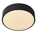 Lucide ceiling luminaire UNAR LED round IP20, opal, black dimmable