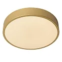 Lucide ceiling luminaire UNAR LED round IP20, gold matt, brass, opal dimmable