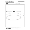 Lucide ceiling luminaire UNAR LED round IP20, gold matt, brass, opal dimmable
