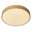 Lucide ceiling luminaire UNAR LED round IP20, gold matt, brass, opal dimmable