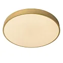 Lucide LED Deckenleuchte UNAR, Ø 50 cm, 1x36W, 2700K, dimmbar, Gold matt, messing