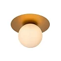 Deckenleuchte TRICIA, Ø 25 cm, 1xE27, Gold matt, messing