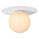 Lucide ceiling luminaire TRICIA round E27 IP20, opal, white