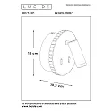 Lucide LED Wandleuchte BENTJER, Ø 14 cm, 1x11W, 3000K, weiß