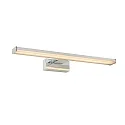 LED Spiegelleuchte Badezimmerleuchte ONNO, 1x8W, 3000K, IP44, Chrom matt