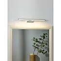 Lucide LED Spiegelleuchte Badezimmerleuchte ONNO, 1x8W, 3000K, IP44, Chrom matt