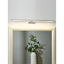 Lucide LED Spiegelleuchte Badezimmerleuchte ONNO, 1x11W, 3000K, IP44, Chrom matt