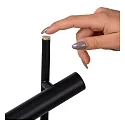 Lucide floor lamp PHILON LED 2 flames, cylindrical IP20, black dimmable