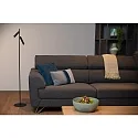 Lucide floor lamp PHILON LED 2 flames, cylindrical IP20, black dimmable