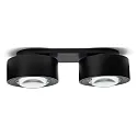 LED Spot EASY LENS DOUBLE LED, 2-flammig, 38°, 2x 12W, 1800-2700K, IP20, Dim-To-Warm, schwarz