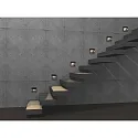 Lumexx outdoor wall luminaire ARCA STEP, black