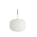 pendant luminaire CUSCINO LARGE E27 IP20, brass, black