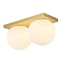 LED Decken-/ Wandleuchte PALLA DOUBLE Ø 13,5cm 22,9W DTW 1800-3000K 1415lm CRI>90 IP20, messing