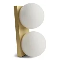LED Decken-/ Wandleuchte PALLA MINI DOUBLE Ø 10cm 18,6W DTW 1800-3000K 1028lm CRI>90 IP20, messing