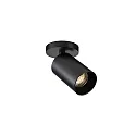 ceiling luminaire SPOTON CIRCLE 1 1 flame GU10 IP20, black