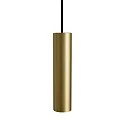 Pendelleuchte TUBE FLEX S25 Ø 6cm x H 25cm 1x GU10 IP20, messing