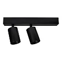 LED Deckenspot A BLOC TWO Ø 6cm 2-flammig, 33° 17,8W 2700K 2x 785lm IP20 CRI>90 dimmbar , schwarz