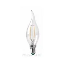 LED Filament Windstoß-Kerzenform C35T, E14, 3W 2700K 250lm, klar