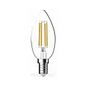 LED Filament Kerzenform C35, E14, 5.3W 2700K 470lm, CRi >90, dimmbar, klar