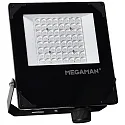 Outdoor LED Flächenstrahler HUGO S, IP66 IK08, 230V AC, 50/22W (multi), asymmetrisch 60°/135°, On-Off, 3000K 6000/2860lm