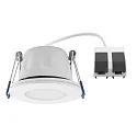 Megaman 10er Pack LED Einbauleuchte TEGO SLIM DOWNLIGHT, DA Ø 6.8cm, IP65, dimmbar, feuerbeständig, 5.5W 3000K 430lm 90°, weiß