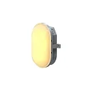 LED Ovalleuchte ZELLA NEO, IP54 IK08, 7.5/4.5W (multi), 120° 3000K 710/425lm PC-Kunststoff, schaltbar, grau / opalweiß