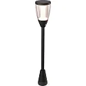 Solar Standleuchte ONDIN, IP54, 80cm, mit PIR-Sensor + Erdspieß, 2W 3000K 220lm, 3 Funktionen, Alu-Druckguss / PC, anthrazit