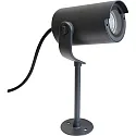Außenstrahler GARTIA, IP65, GU10 max. 35W, inkl. Erdspieß + Bodenplatte, mit 150cm Kabel + Schnellverbinder M20, Anthrazit