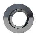 Recessed ring DECOCLIC, round, IP20, opening Ø 6.8cm, 230V / 12V, swiveling, incl. GU10- and GU5.3 socket, glossy chrome