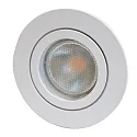 ceiling recessed luminaire DECOCLIC 68MM / GU10 + GU5.3 round, rigid GU10 IP44, white dimmable