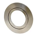 Megatron ceiling recessed luminaire DECOCLIC 68MM / GU10 + GU5.3 round, rigid GU10 IP44, brushed iron dimmable
