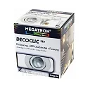 Recessed ring set DECOCLIC, round, opening Ø 6.8cm, incl. socket + MM26642 (dimmable), white