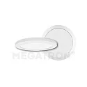 LED Deckenleuchte PANO CCT DIM ROUND, IP20, dimmbar, weiß, Ø 14cm, 6W 3000-6500K 500lm 110°