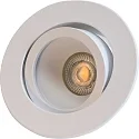 Megatron LED Modul Set KOIN FLEX, Ø 5cm / 4.2cm, 4.9W 3000K 500lm 38°, CRI >90, schaltbar, inkl. 15cm Kabel + Ring, mattweiß