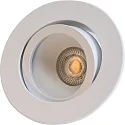 Megatron LED Modul KOIN FLEX, Ø 5cm / H 3.1cm, 230V, 4.9W 3000K 500lm 38°, CRI >90, schaltbar, ohne Aufsatz-Ring, weiß
