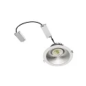 Megatron recessed downlight MTP FILA UGR Ø225MM rigid, CCT Switch, multipower IP54/IP20, white 