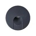 LED Wandeinbauleuchte STAIR 68 SCCT, rund, 1,5W, 3000K, 60lm, IP40, schwarz matt