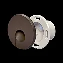 nobilé wall recessed luminaire STAIR 68 SCCT round IP40, black matt dimmable