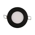 LED Einbau-Panel FLAT 85 R SCCT DIM C, IP44, rund, Ø 8.5cm, 5W 3000/4000/5700K, dimmbar, schwarz