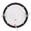 nobilé LED Einbau-Panel FLAT 145 R SCCT DIM C, IP44, rund, Ø 14.5cm, 8W 3000/4000/5700K, dimmbar, schwarz