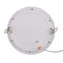 nobilé recessed downlight LED PANEL FLAT 170 R SCCT DIM C round, CCT Switch IP44, white dimmable